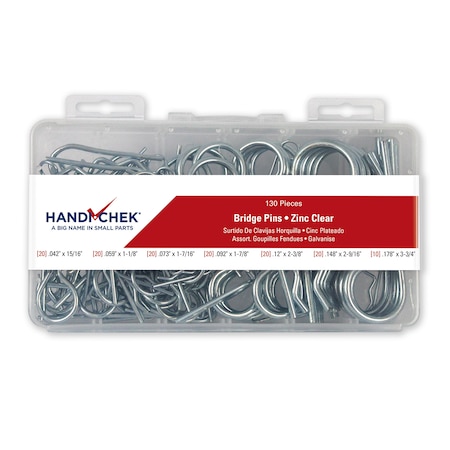 Handi-Chek Bridge Pin Asst CS ZC 130pc DISP-BP130